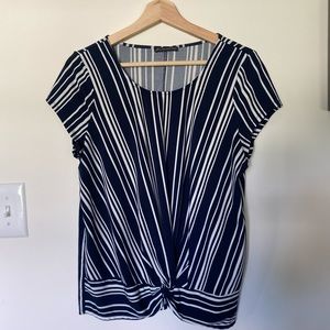 Striped Blouse Business Casual